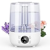 🔄【Humedad Constante y Personalizada】 El humidificador inteligente está equipado con un sensor de humedad de alta precisión que supervisa y regula con exactitud la humedad del aire y mantiene un nivel de humedad constante según el valor de humedad (45%-90%HR) establecido por el usuario. Mantiene el nivel de humedad ideal en su habitación!