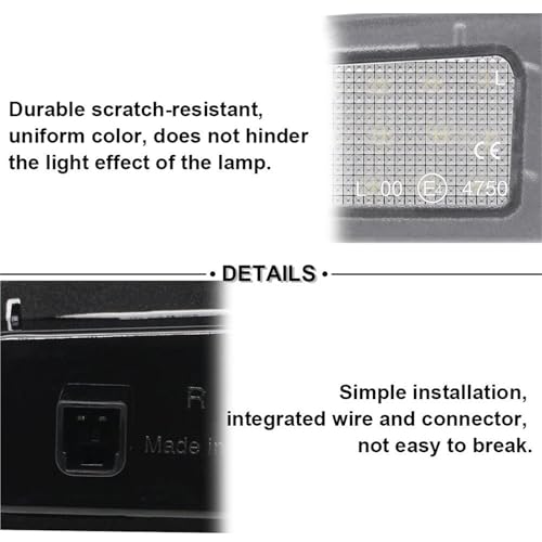 Luces matrícula LED Kia Ceed Wagon luz blanca intensa sin error OCB 2 uds 4