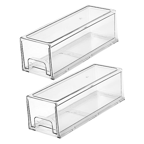 MUSISALY 化粧品収納ケース デスクトップオーガナイザー メイクブラシホルダー 蓋付き メイクボックス 収納ボックス バスルーム ホームオフィス用 2個