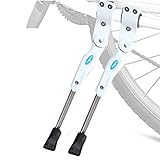 【Einfachzu installieren】Der Fahrrad Ständer lässt sich ganze einfach und schnell montieren,den Ständer am Fahrradrahmen befestigen und die Schrauben wieder anbringen und festziehen,Kostenloses Geschenk eines Werkzeugs zum Installieren von Sechskantschrauben.