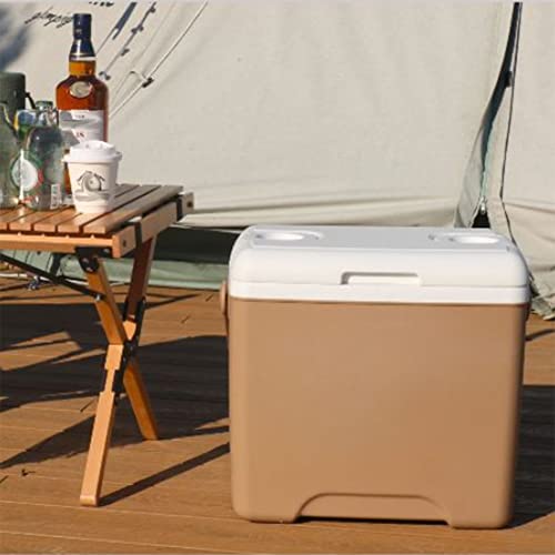 Assya 31 Quart Ice Cooler Portable Insulated Ice Chest Box Rotomolded Outdoor Hard Cooler For Beach, Camping, Picnic, Fishing, Barbecue,Blue #TOP5