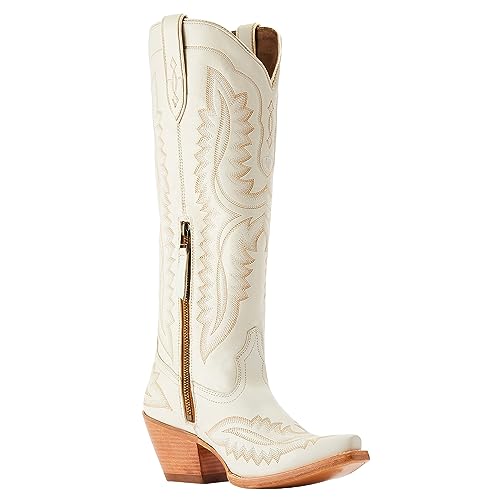Image of ARIAT Women's Blanco Casanova 16 In Top Snip Toe Cowgirl Boot Blanco 12 B