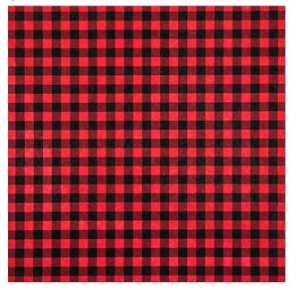 Small Check Buffalo Plaid Woodland Plaid 12x12 Scrapbook Paper - 4 Sheets