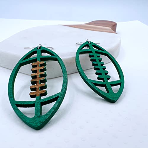 Football Earrings for Women - Football Mom Accessories - Sports Jewelry - Foot Ball Mom Earrings3