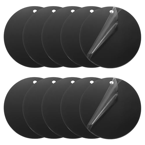 Porte-clés ronds avec trous en acrylique résistant pour gravure et vinyle