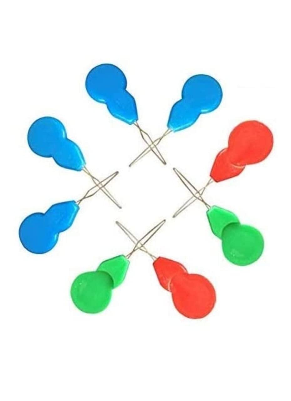 B&C ECONOMICAL 20 PCS Head Wire Loop Needle THREADERS Pack for Sewing(Multicolour,20 PCS)