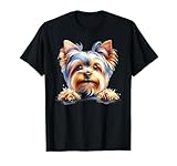 Amerai questo adorabile cucciolo di Yorkshire Terrier. Perfetta per tutti gli appassionati di Yorkie, questa simpatica illustrazione cattura la natura carina e giocosa del tuo amato amico peloso. Questo adorabile design è perfetto per i proprietari di Yorkie e le mamme di cani.