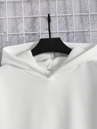 Floerns Men's Graphic Print Long Sleeve Hooded Neck Drop Shoulder Sweatshirt3