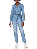 100% Baumwolle G-STAR RAW Damen Jumpsuit Rovic Denim, Blau (Medium Aged 8197-071), Small