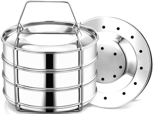 Amazon.com: EasyShopForEveryone Stainless Steel 3 Tier Stackable Insert ...