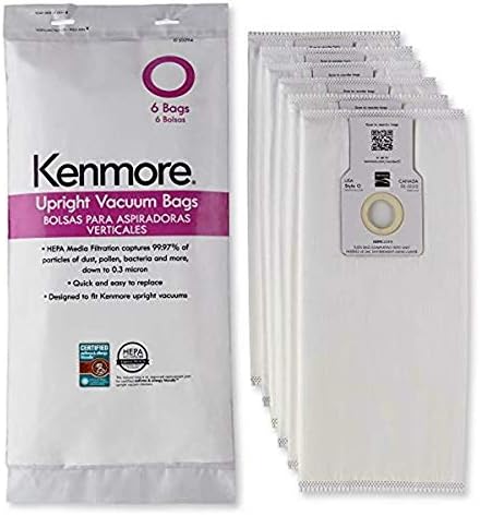 Kenmore 53294 Style O HEPA Cloth Vacuum Bags for Kenmore Upright Vacuum Cleaners 53294 pack 6bags -NEW! Kenmore 53294 Style O HEPA Cloth Vacuum Bags for Kenmore Upright Vacuum Cleaners 53294 pack 6bags -NEW! Kenmore 53294 Style O HEPA Cloth Vacuum Bags for Kenmore Upright Vacuum Cleaners 53294 pack 6bags -NEW! Kenmore 53294 Style O HEPA Cloth Vacuum Bags for Kenmore Upright Vacuum Cleaners 53294 pack 6bags -NEW!