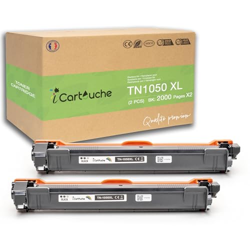 Brother TN1050 XL toner noir compatible haute capacité DCP 1612W HL 1210W MFC 1810E