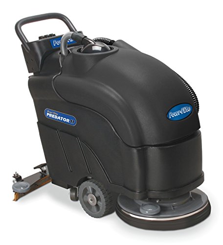 Powr-Flite PAS17BA-BC Predator Battery Powered Automatic Scrubber with Pad Driver, 200 RPM, 17