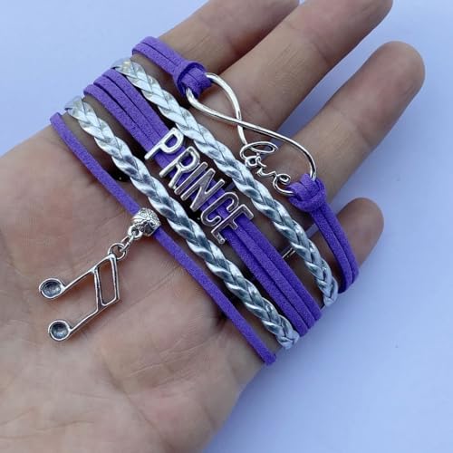 DOLON Infinity Love Prince Bracelet Memorabilia Collectible Music Charm Fans Gift3