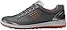 ECCO Men's Biom Hybrid 2 Golf Shoe, Dark Shadow/Orange, 44 EU/10-10.5 M US