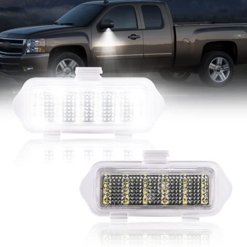 Lámparas LED para espejos laterales POPMOTORZ 2PCS 6500K miniatura 1