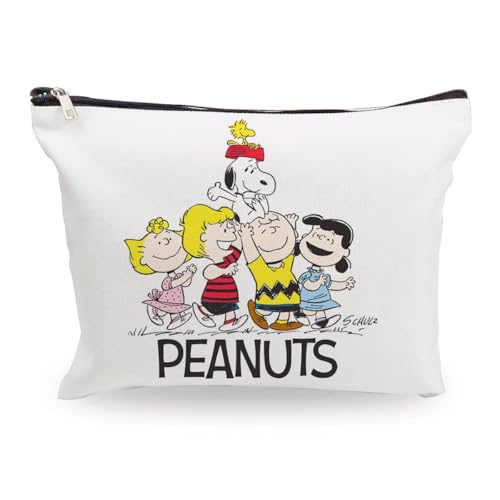 スヌーピー ポーチ レディース 化粧ポーチ ミニポーチ 機能的 大容量 軽量 出張 トラベルポーチ