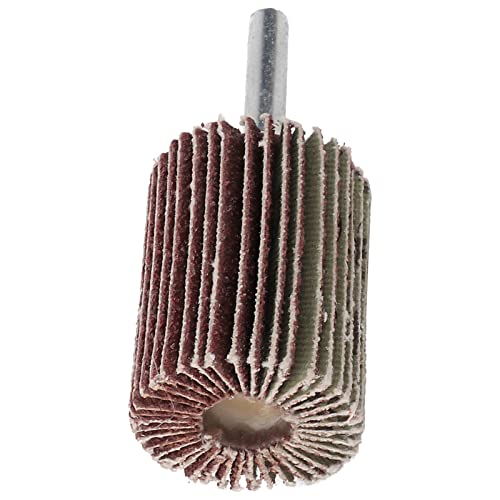 Duokon Lamellenrad 28 mm, Gesenkschleifer Lamellenrad für Stahl, 10 Stück Schleiflamellenschleifer, Schleifpapier, Lamellenschleifrad, Schleifkopf, Drehwerkzeug zum Schleifen und Polieren