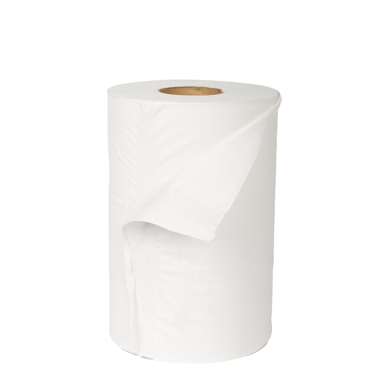 Lollicup JS-RTW350 Karat Junior - Rollo de toalla de papel (12 rollos/350 m por rollo), color blanco