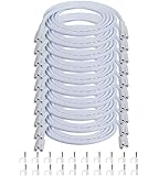 SinLoon T5 T8 LED Lamp Connecting Wire Ceiling Lights Daylight LED Integrated Tube Cable Linkable Cords for LED Tube Lamp Holder Socket Fittings with Cables(4.9FT/1.5M,10-Pack)