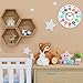 lanktoo Kids Wall Clock - Non-Ticking, Battery-Operated Time Teaching Clock for Kids, Ideal for Children’s Bedrooms, Playrooms, and Stylish Home Décor – White, 8 Inch
