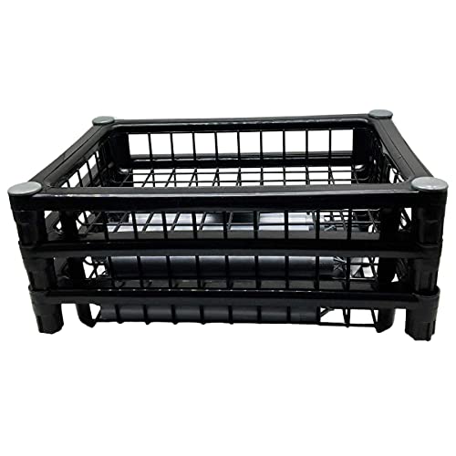 Fruteira De Chão Cesto Organizador Com 3 Andares Empilháveis Fácil de Montar