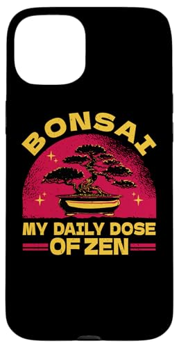 BONSAI 盆栽の木、盆栽の植物、盆栽の植木鉢、盆栽 スマホケース iPhone 15 Plus 用