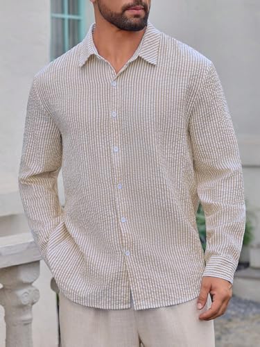 Image of Lymio Men Shirt || Striped Shirt for Man || Full Sleeve || Casual Style (Packs Also Available) (Crush-Lining-New)