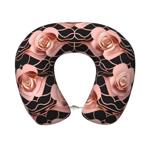 Almohada de Viaje con Memoria de Forma Negra Talla Única miniatura 1