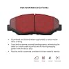 Dynamic Friction Company Rear EURO 5000 Ceramic Brake Pads For 2017-2022 Maserati Ghibli; 2017-2024 Maserati Levante; 2023-2024 Maserati Grecale| Automotive Replacement Brake Pads