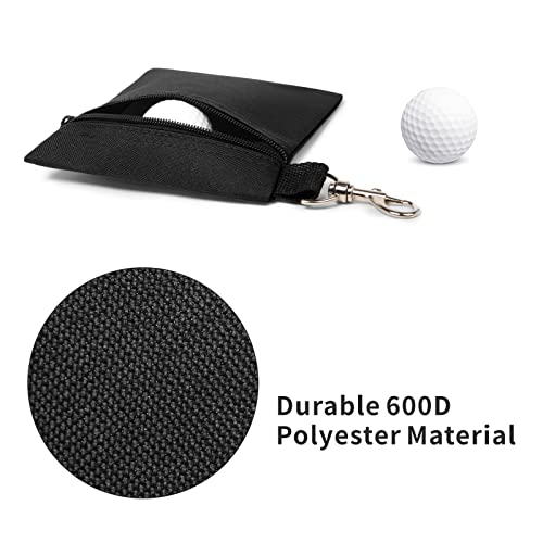 BuyAgain Golf Tee Pouch Zipper Bag