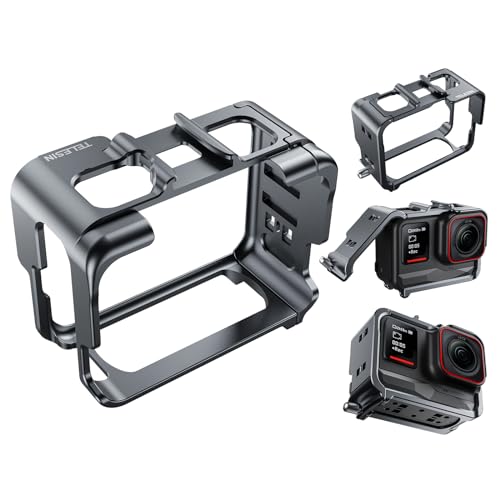 Cage en métal Insta360 Ace Pro TELESIN boîtier horizontal vertical cadre protection