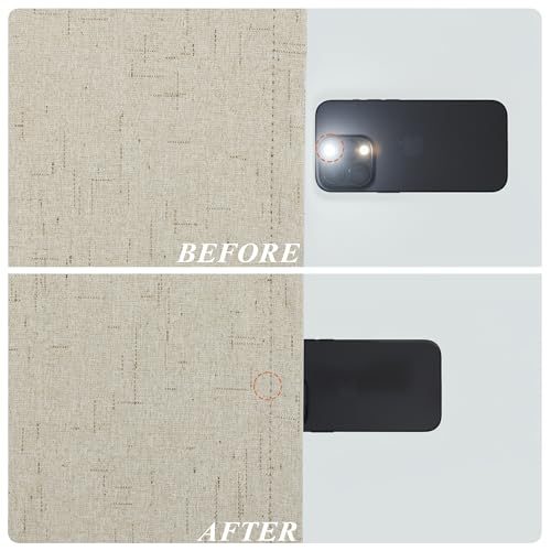 Image of 100% Blackout Linen Textured Curtains for Bedroom Full Light Blocking Room Darkening Bronze Grommet Window Drapes Thermal Insulated Energy Efficient Home Decor 52x84 Linen (2 Panels)