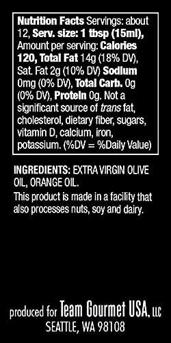 Miniatura 4 de OMG! Aceite de oliva virgen extra de naranja sanguina gourmet  Como se encuentra en Pike Place Market (delicioso, perfecto para panes, verduras,