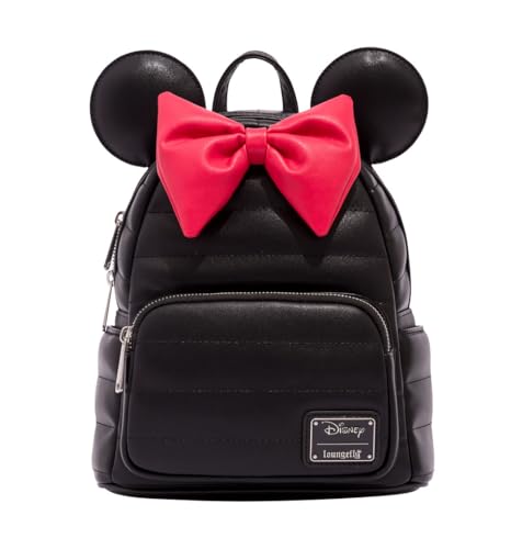 Loungefly Backpacks Disney Minnie Mouse Puffer Mini Backpack Black/charcoal