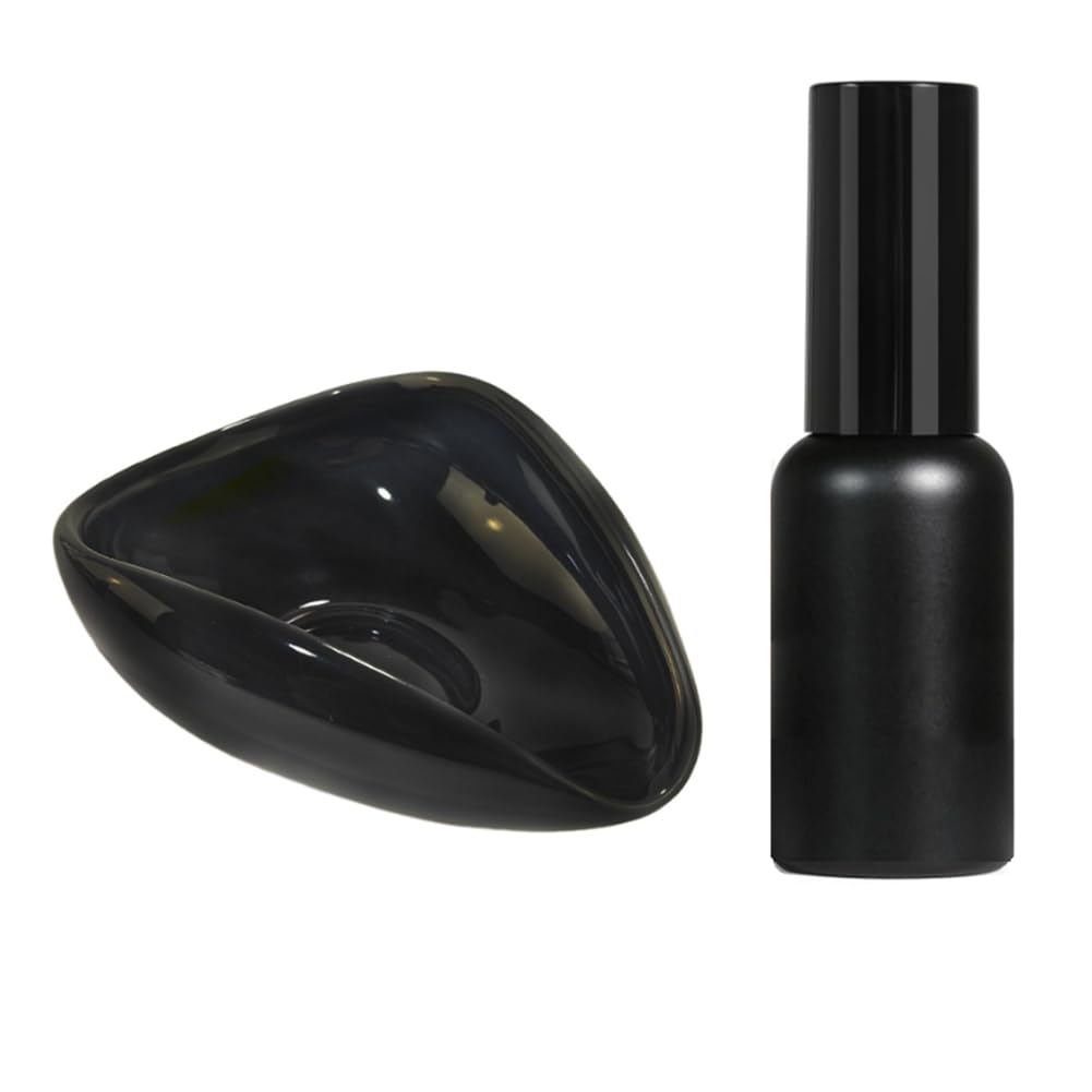 CTRLZS Coffee Bean Dosing Cup and Glass SprayBottle Kit Ceramic Coffee Dosing Cup,Coffee Espresso Accessories Set