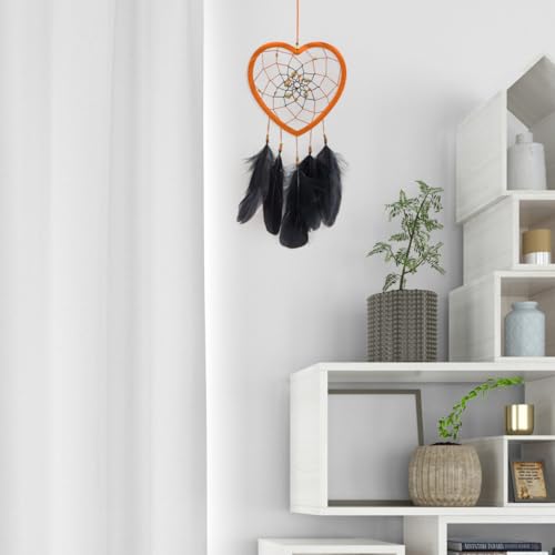 DOITOOL 20 Stück Herzförmige Makramee Ringe, 10 cm Acryl Traumfänger Material Für DIY Traumfänger Und Wohnaccessoires Kreative Herz Ringe Für Hängende Dekoration