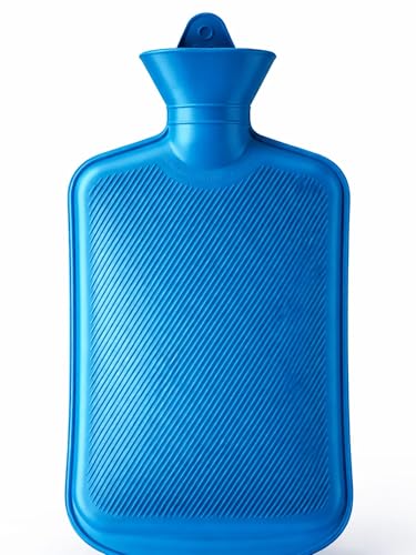Image of Premium Rubber Hot water Bag for Instant Period Pain Relief| 2000 ML (Blue)