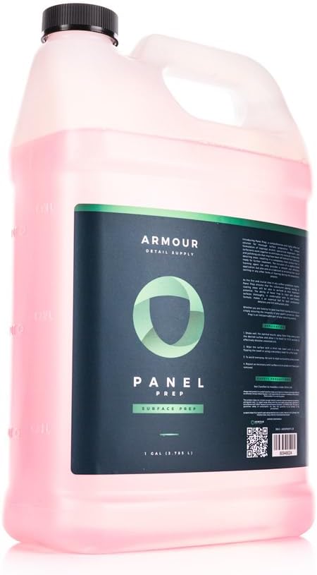 Armour Detail Supply - Panel Prep - Surface Preparation Solution with Isopropyl Alcohol, Degreasers & Foaming Agents – Ideal for Pre-Wax, Sealant & Coating Applications - 128oz