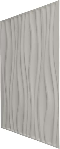 Miniatura 4 de Ekena Millwork Leandros EnduraWall Panel decorativo de pared 3D de 19 58 pulgadas de ancho x 19 58 pulgadas de alto, rosa champán (paquete de 12