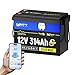 Wattcycle 12V 314Ah Mini LiFePO4 Battery, 12V Super Mini Lithium Batterys with Bluetooth, Built-in 200A BMS, 3A Active Balancer, 4-in-1 Smart Switch, 4.01kWh 6000+ Deep Cycles Battery for RV, Solar