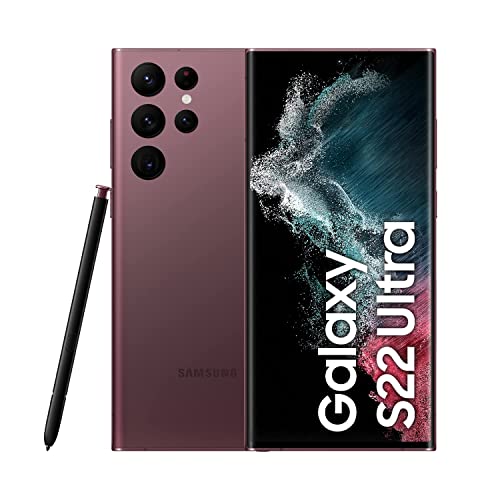 Image of Samsung Galaxy S22 Ultra 5G (12GB, 256GB Storage) Without Offer, Dark Red
