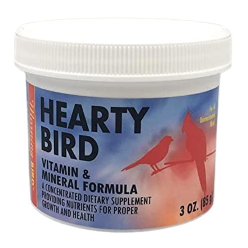 Morning Bird Hearty Bird Vitamin/Mineral Formula, Natural Human Grade Ingredients, Pesticide-Free, Daily Use, 3 oz