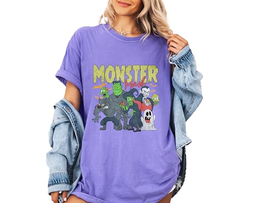 Retro Halloween Comfort Colors Shirt, Vintage Ghost Halloween t-Shirt, Halloween Aesthetic, Monster Mash T-Shirt, Fall Shirt, Retro Shirt Halloween, Monster Tee