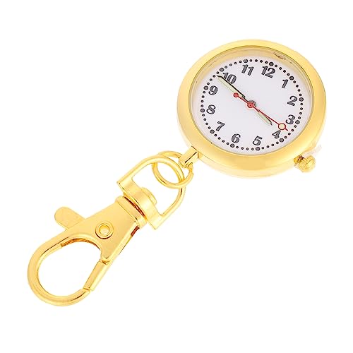GLSTOY ナースウォッチ pocket watch ID 女性のための デジタル時計 ために 看護 腕時計 ナースハンギングウォッチ ぶら下げ懐中 懐中 合金 Golden