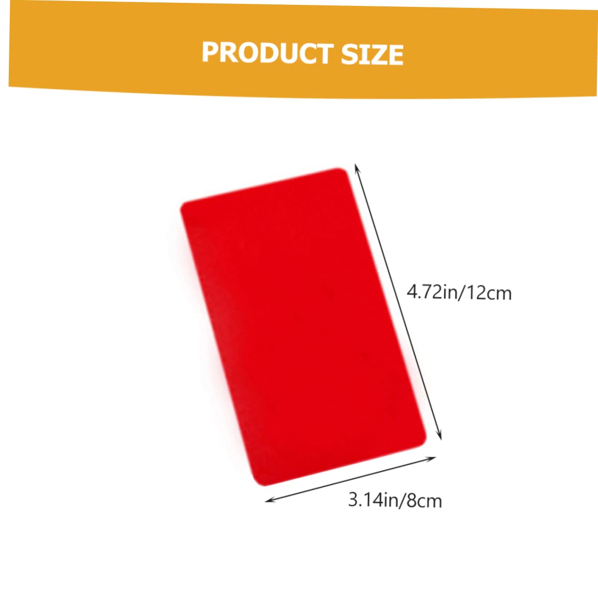 NAMOARLY 2 Sets Red Yellow Soccer Referee Cards Kit Portable Match Supply Referee Wallet