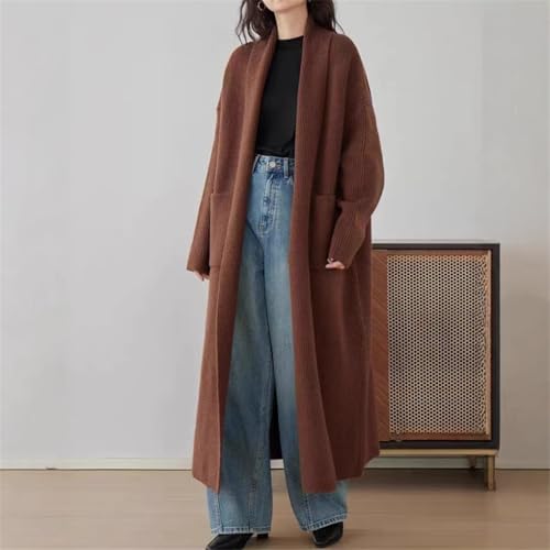 洗練されたデザインのロングカーディガン