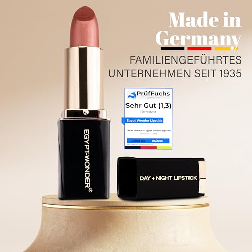 EGYPT-WONDER Day+Night Lipstick Classic – Cremiger Lippenstift in Altrosé – Natürliches Finish & geschmeidiges Tragegefühl – Für Alltag & besondere Momente