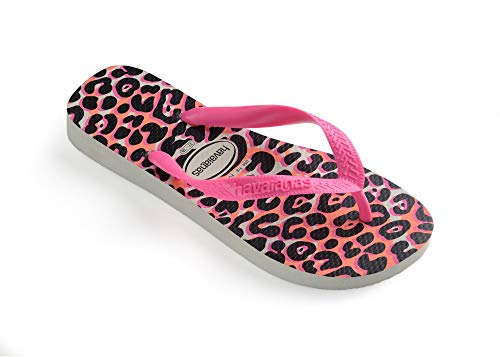 Chinelo Top Animals, Havaianas, Feminino, Branco/Maravilha, 35/36
