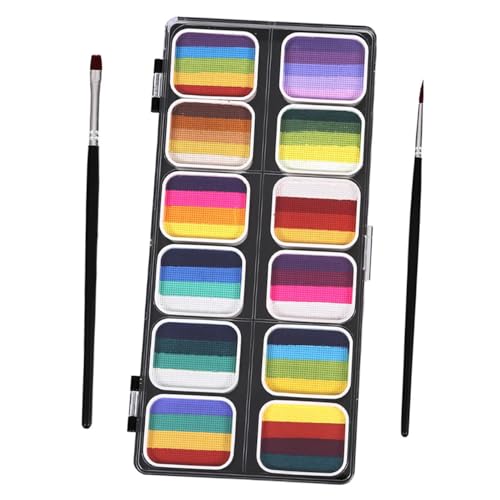 Kit maquillage visage corps 12 couleurs poudre maquillage sportif et défilé